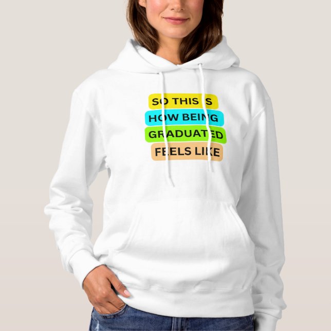 Weißer Pullover-T - Shirt SO_THIS_IS_HOW_BEING_ (Vorderseite)