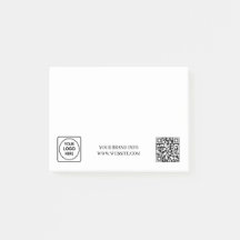 Weißer QR | Minimalistisches Business-Logo-Design