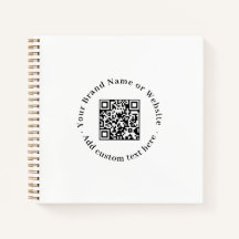 Weißer QR | Modernes Minimal Business Design