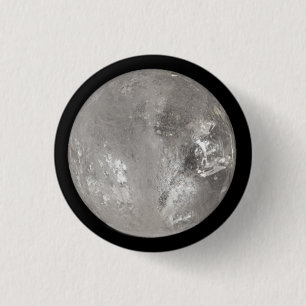 Weißer Quarzkristall Button