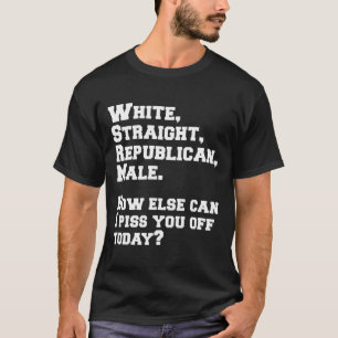 Weißer republikanischer männlicher T - Shirt