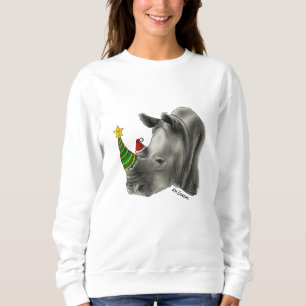 Weißer Rhino Sweatshirt