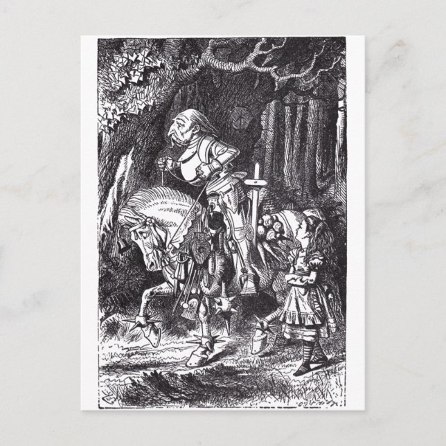 Weißer Ritter Postkarte (Vorderseite)