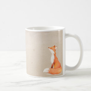 Weißer roter Fuchs Tasse