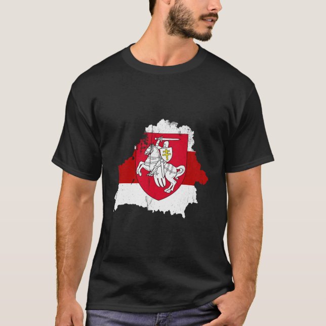 Weißer Roter Pagonist Flaggenunterstützung für Wei T-Shirt (Vorderseite)
