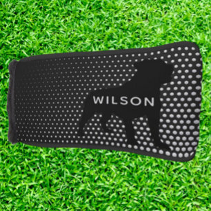 WEIßER Rottweiler-Putter Golf Headcover