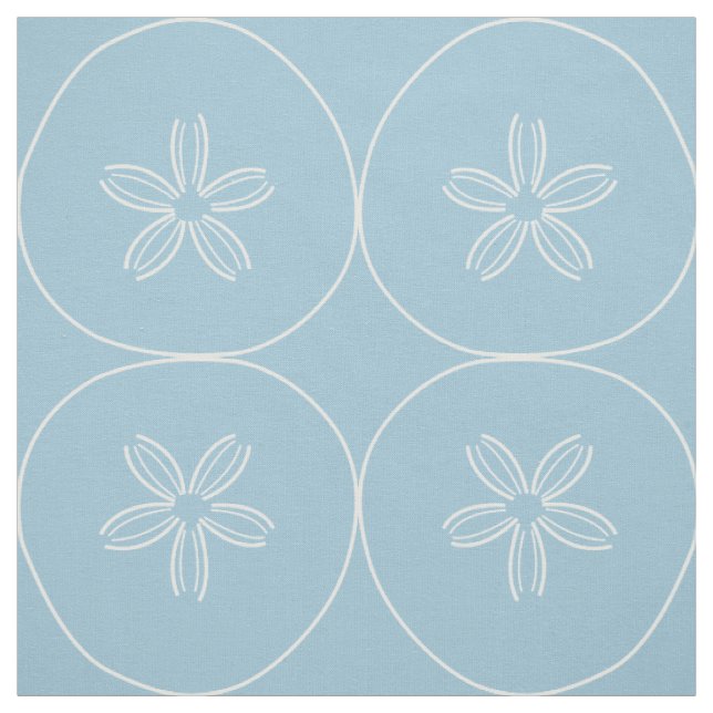 Weißer Sand-Dollar auf IRGENDEINER Stoff (Muster)