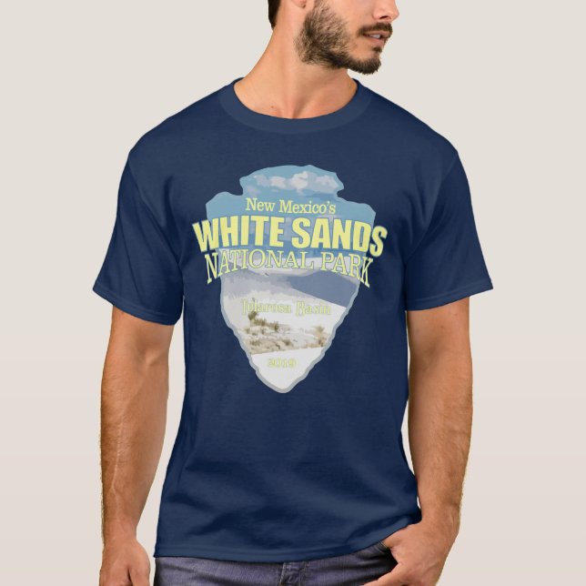 Weißer Sand NP (Pfeilspitzen) T-Shirt (Vorderseite)