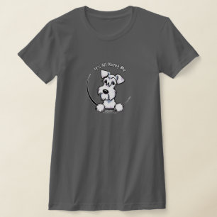 Weißer Schnauzer IAAM Mini T-Shirt