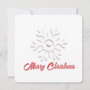 Weißer Schneeflocken Frohe Weihnachten