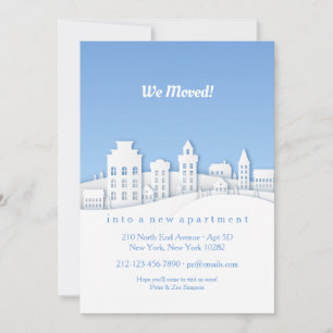 Weißer Schriftsatz Einladung