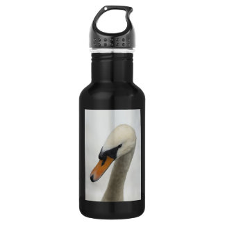 Weißer Schwan Trinkflasche
