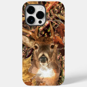 Weißer Schwanz Hirschkopf Energie auf einem Case-Mate iPhone 14 Pro Max Hülle