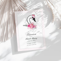 Weißer Schwanz Rosa Foto Quinceñera