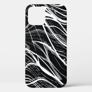 Weißer schwarzer Marmor: Abstrakt Vintage Case-Mate iPhone Hülle