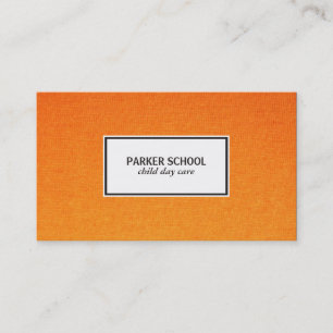 Weißer schwarzer Rahmen / Textilabdruck Visitenkarte