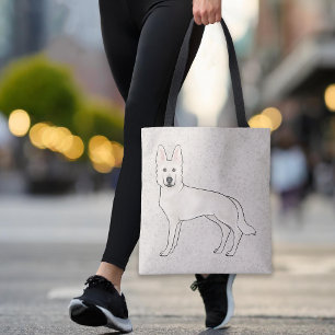 Weisser Schweizer Schäferhund Weißer GSD Süßer Car