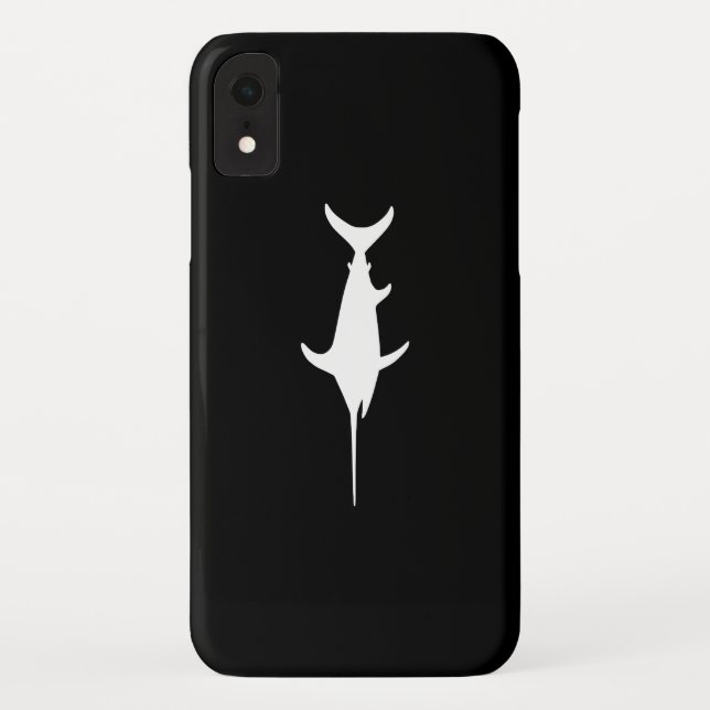 Weißer Schwertfisch Case-Mate iPhone Hülle (Rückseite)