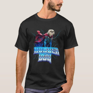 Weißer Shih Tzu als Gott des Donners und Blitzes T-Shirt