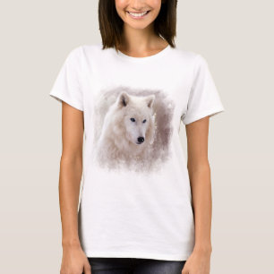 WEISSER SIBIRISCHER SCHLITTENHUND T-Shirt