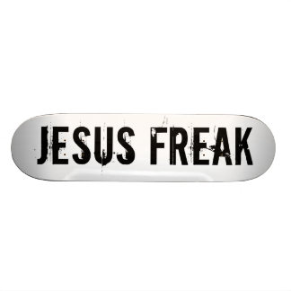 Weißer Skateboard von Jesus Freak
