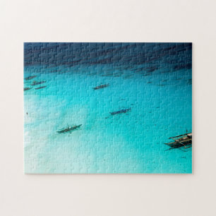 Weißer Strand Puzzle