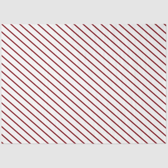 Weißer Streifen - Weißer Streifen - Weihnachtspapi Seidenpapier (Vorderseite)