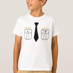 Weißer T - Shirt des Flugzeugs