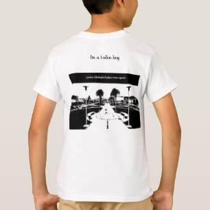 Weißer T - Shirt für einen Jungen