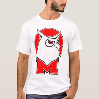 Weißer T - Shirt Owl #1