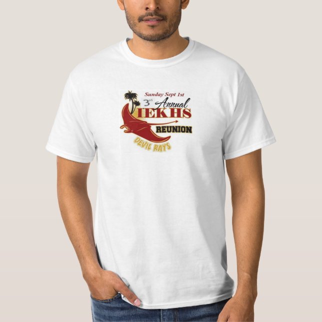 Weißer T-Shirt-Wert T-Shirt (Vorderseite)