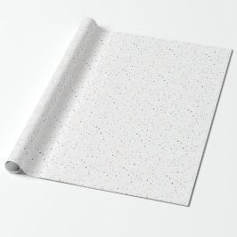 Weißer Terrazzo Geschenkpapier