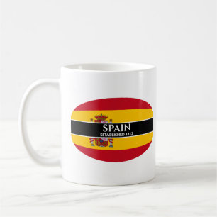 Weißer Text - Spanien - 1812-Flagge Kaffeetasse