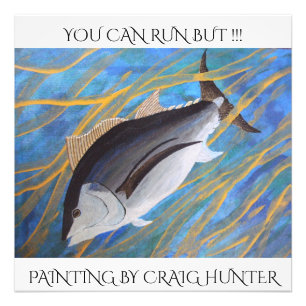 Weißer Thun, Fischerei, Sport Fotodruck