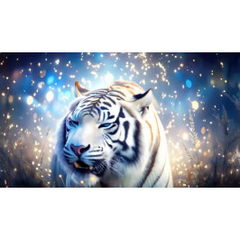 Weißer Tiger Bedruckter Rucksack