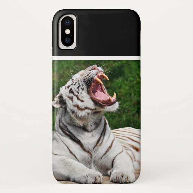 Weißer Tiger, Bengalischer Tiger Case-Mate iPhone Hülle (Rückseite)