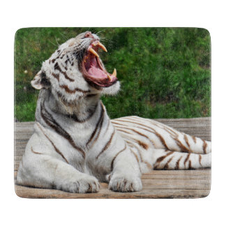 Weißer Tiger, Bengalisches Tiger-Schneidebrett Schneidebrett