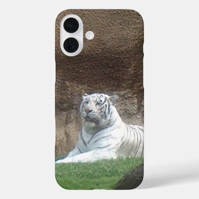 Weißer Tiger Case-Mate iPhone Hülle (Rückseite)