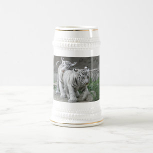 Weißer Tiger CUB Bierglas
