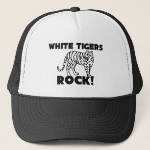 Weißer Tiger-Felsen Truckerkappe