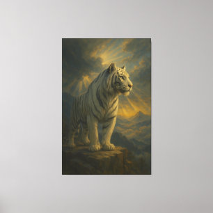 Weißer Tiger – Fine Art Druck Leinwanddruck