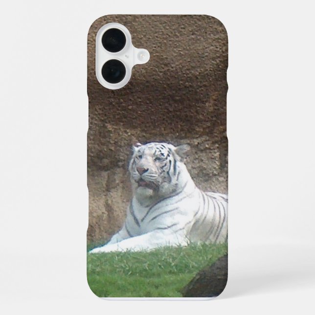 Weißer Tiger iPhone Hülle (Rückseite)