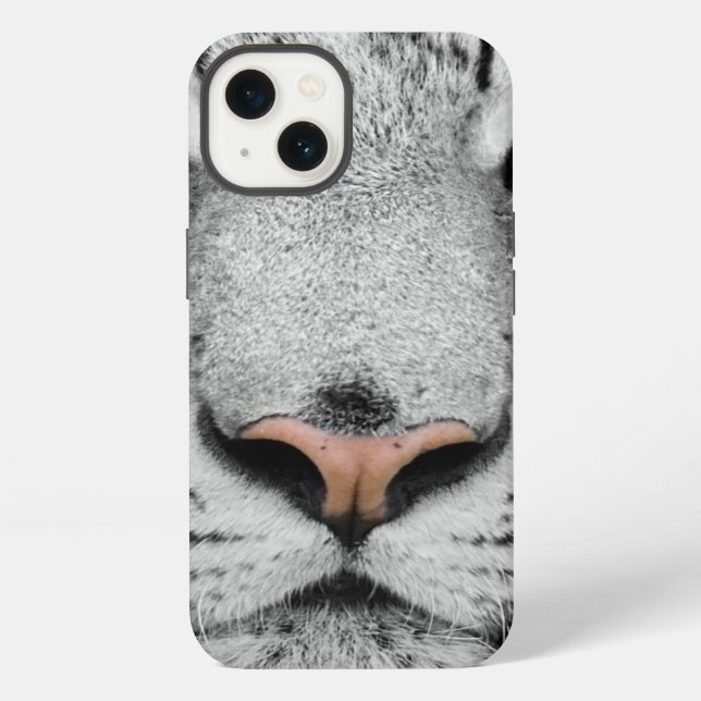 Weißer Tiger iPhone Hülle (Rückseite)