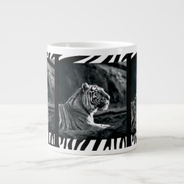 Weißer Tiger Jumbo-Tasse