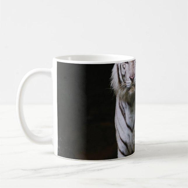 WEIßER TIGER KAFFEETASSE (Links)