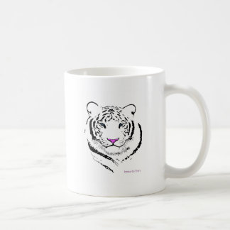 Weißer Tiger Kaffeetasse