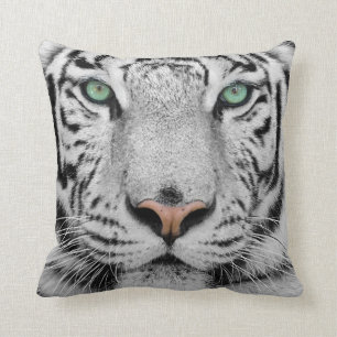 Weißer Tiger Kissen