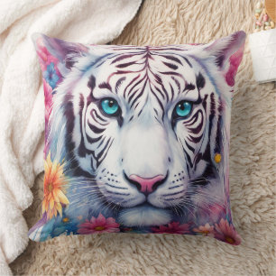 Weißer Tiger - Kissen