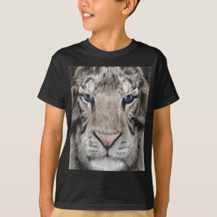 Weißer-Tiger-Kopf-Wildlife-Ästhetik T-Shirt