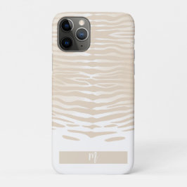 Weißer Tiger Monogramm Case-Mate iPhone Hülle